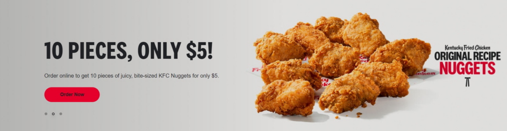 KFC Coupons for Nuggets