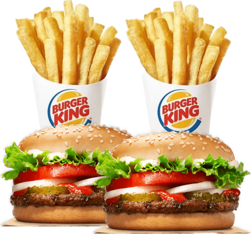 $13.99 Small Whopper Meal for Two