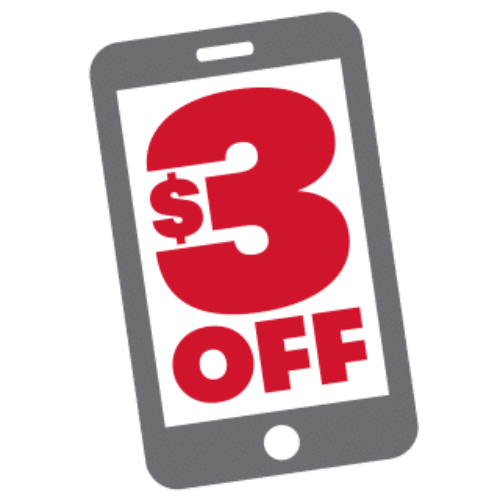 $3 Off Any Purchase of $15 or more
