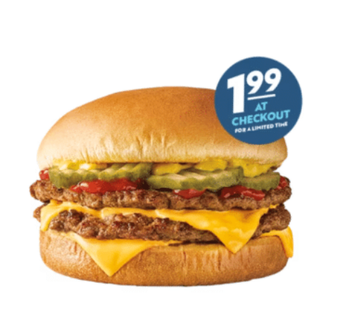 $1.99 Quarter Pound Double Cheeseburger
