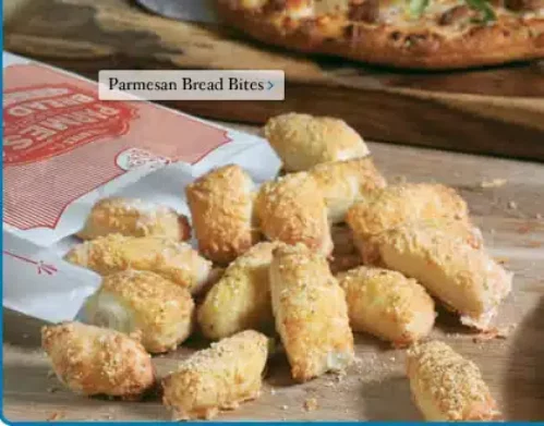 16 Piece Parmesan Bread Bites & 2 liter 